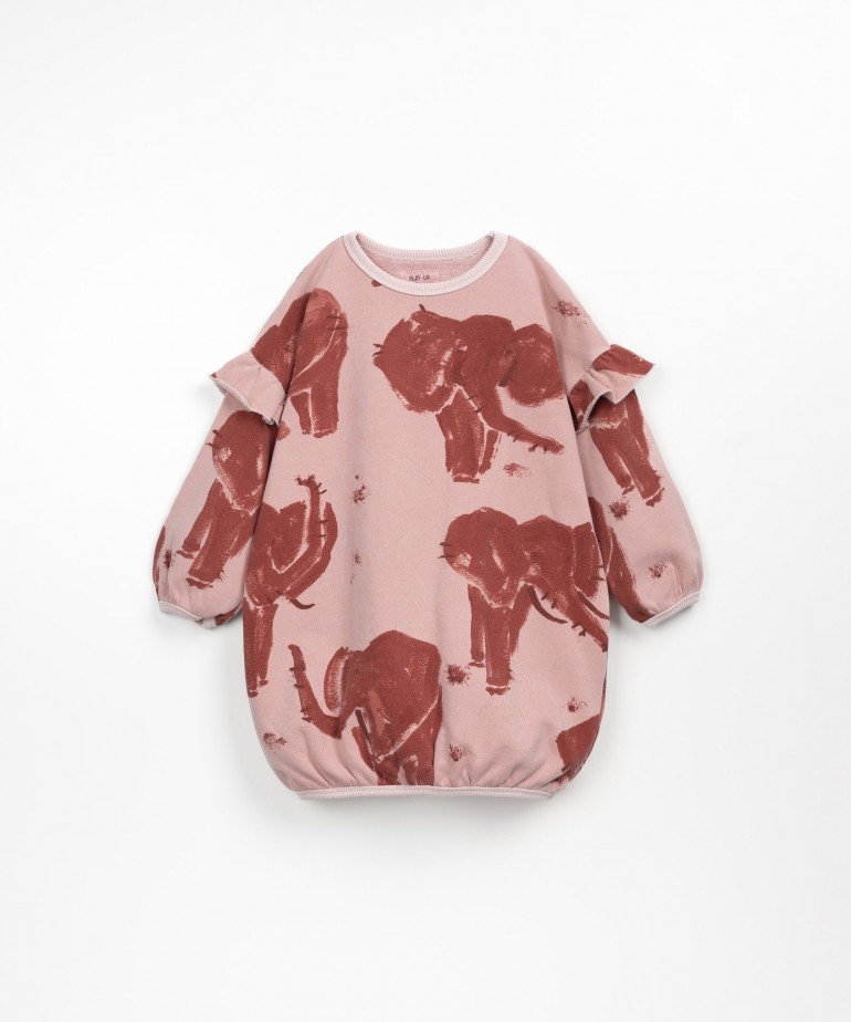 Robe avec imprim d?lphants