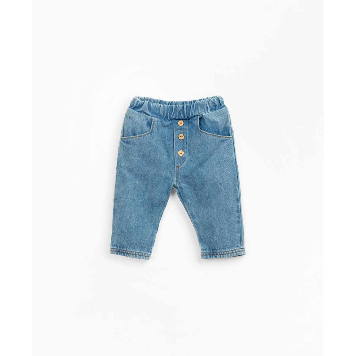 Denim trousers with recycled fibres | Mother Lúcia | PlayUp